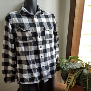 B&W Plaid Flannel
